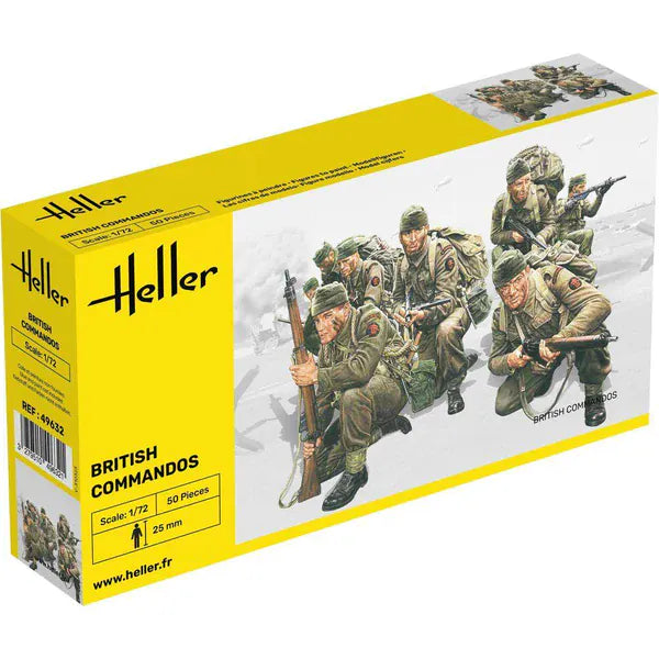 Heller 1/72 British Commandos Plastic Model Kit