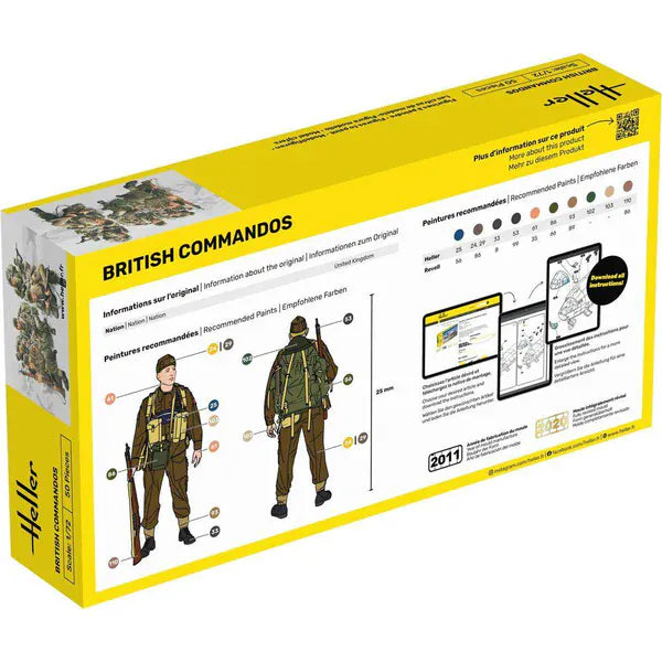 Heller 1/72 British Commandos Plastic Model Kit