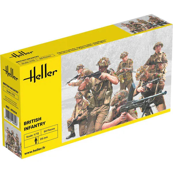 Heller 1/72 British Infantry Plastic Model Kit