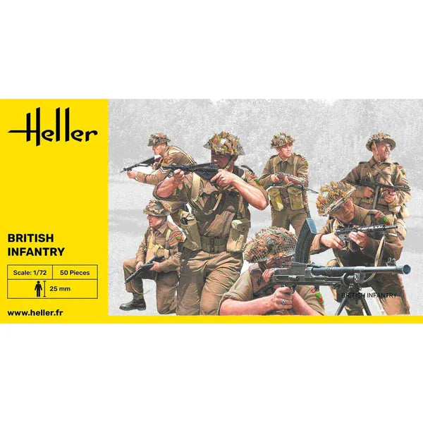 Heller 1/72 British Infantry Plastic Model Kit