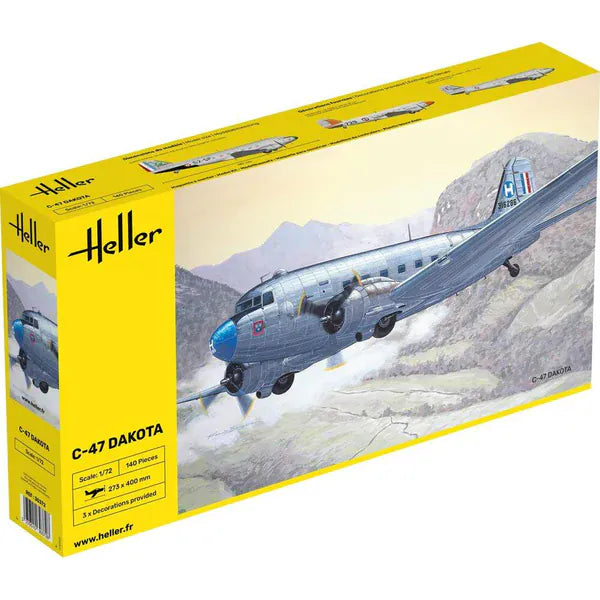 Heller 1/72 C-47 Dakota Plastic Model Kit