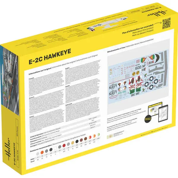 Heller 1/72 E-2C Hawkeye Plastic Model Kit