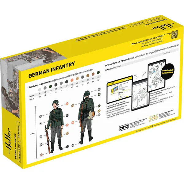 Heller 1/72 German Infantry Plastic Model Kit