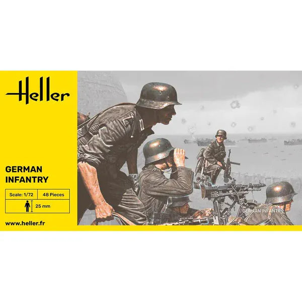 Heller 1/72 German Infantry Plastic Model Kit