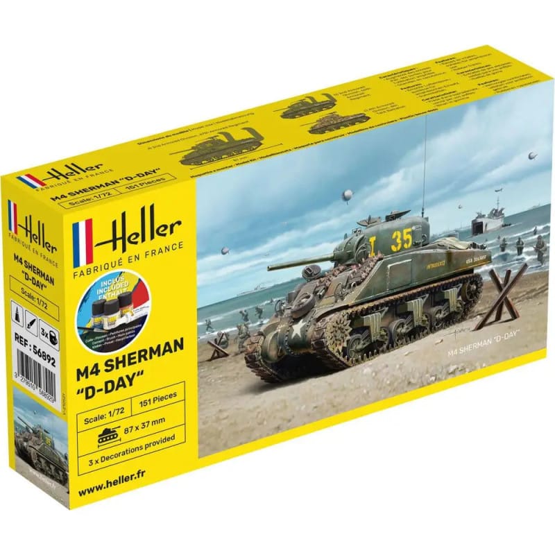 Heller HLL56892 M4 Sherman D-Day 1/72