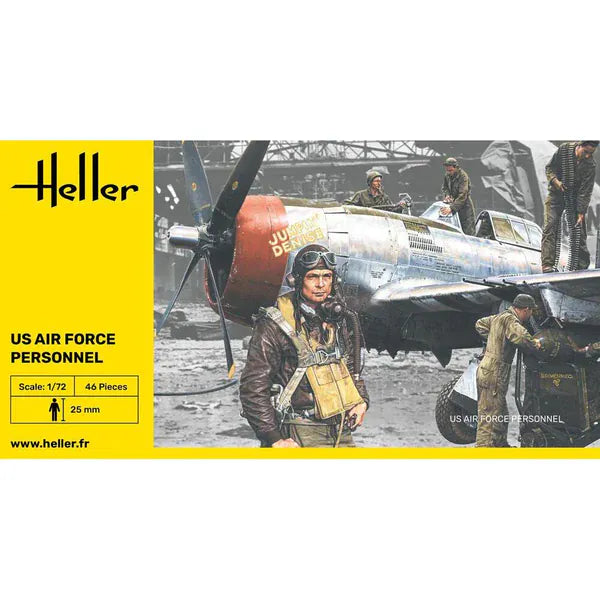 Heller 1/72 US Air Force Personal Plastic Model Kit