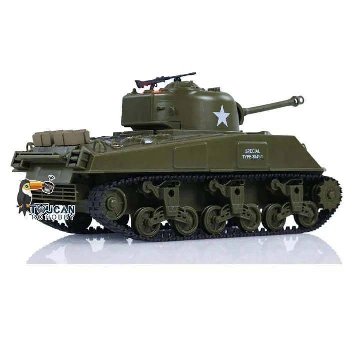 Heng Long 1/30 US Sherman M4A3 RC Battle Tank RTR - Hobbytech Toys