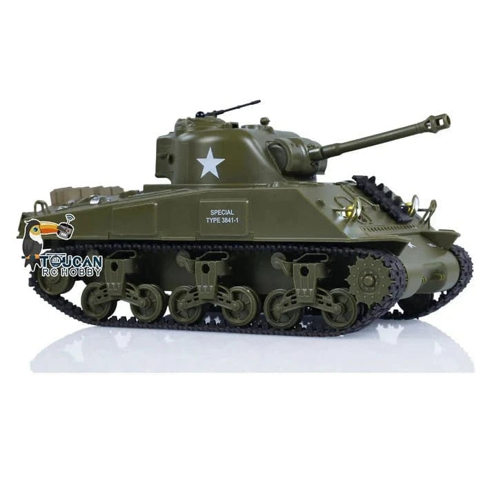 Heng Long 1/30 US Sherman M4A3 RC Battle Tank RTR - Hobbytech Toys