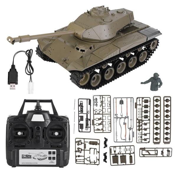 Henglong 1/16 M41A3 Walker Bulldog R/C Tank + Smoke/Sound 7.0 Version - Hobbytech Toys