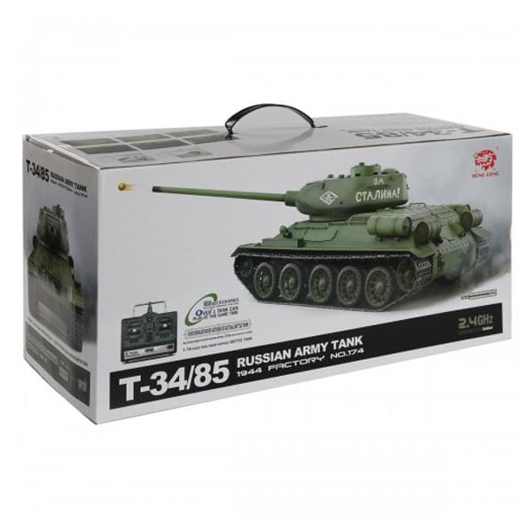 Henglong 1/16 T-34 RC Tank RTR (V7.0) - Hobbytech Toys