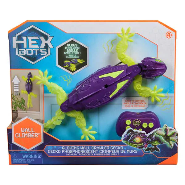 Hex Bots Glow in the Dark Gecko Wall Crawler