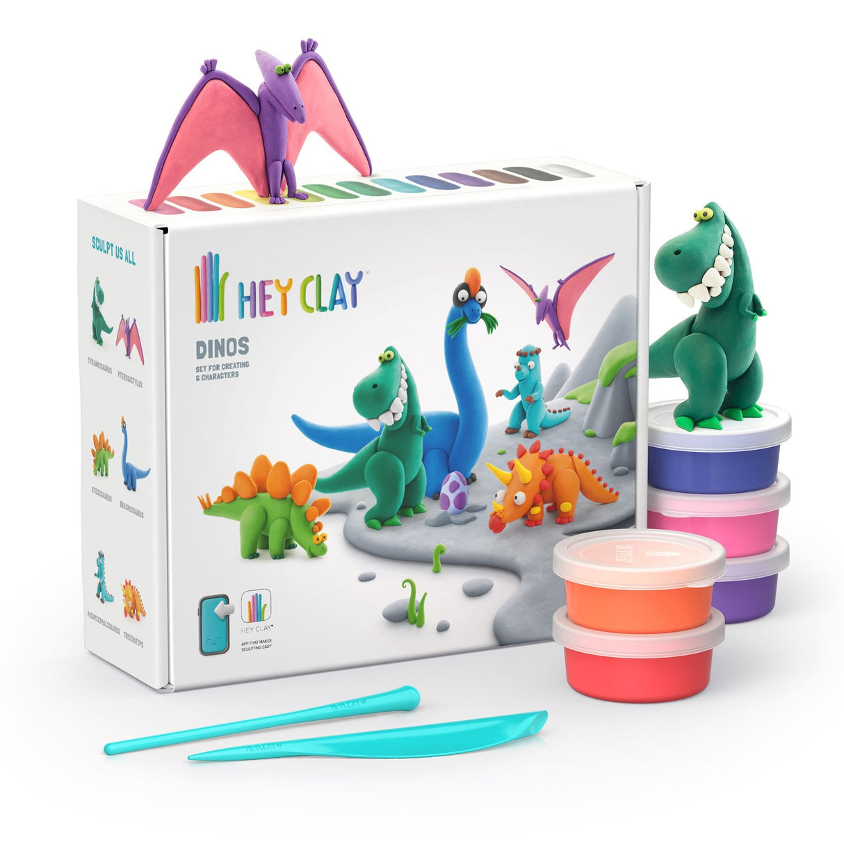 Hey Clay Dino Set