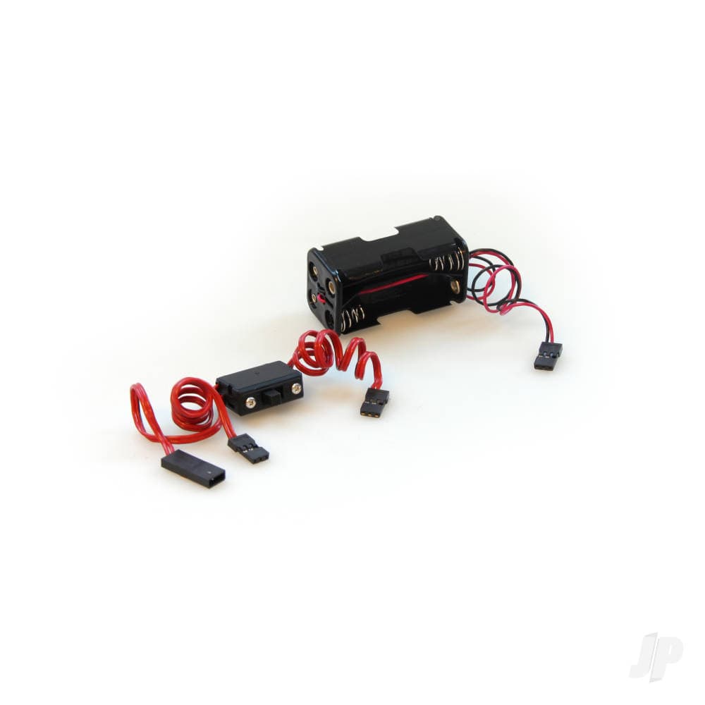 Hitec Switch Harness and Battery Box 7215 plus 7216 HRC57217