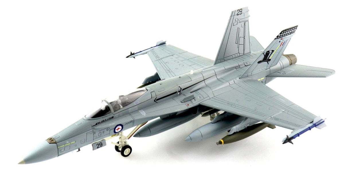 Hobby Master 3573 1/72 F/A - 18A Hornet Top Hat A21 - 29 75 Sqn. RAAF 1990 Diecast Model - Hobbytech Toys