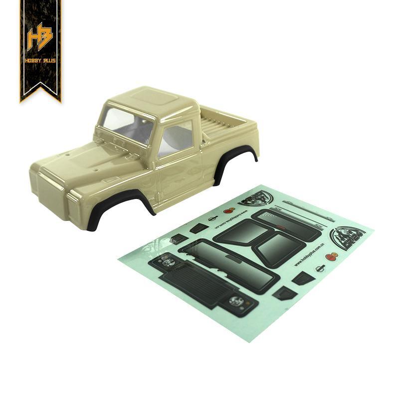 Hobby Plus 240131 Defender Lexan Body Painted Mustard**