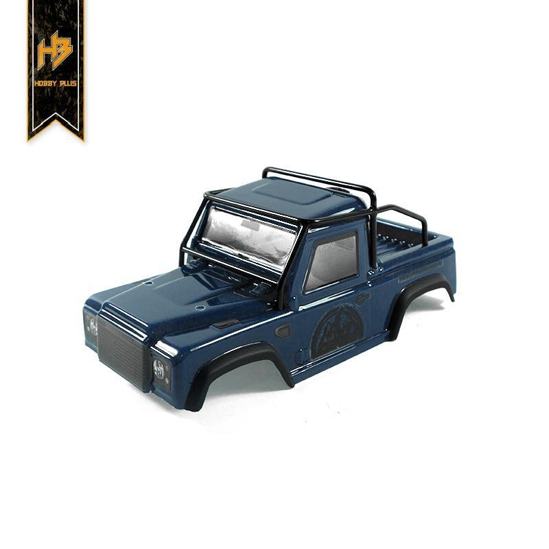 Hobby Plus 240135 Defender Lexan Body + Roll Cage (Blue)**