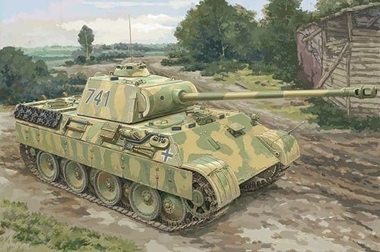 HobbyBoss 84830 1/48 German Sd.Kfz.171 PzKpfw Ausf A Plastic Model Kit - Hobbytech Toys