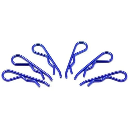 Hobbytech 1/10 Scale Body Clips - Blue (10pcs) - Hobbytech Toys