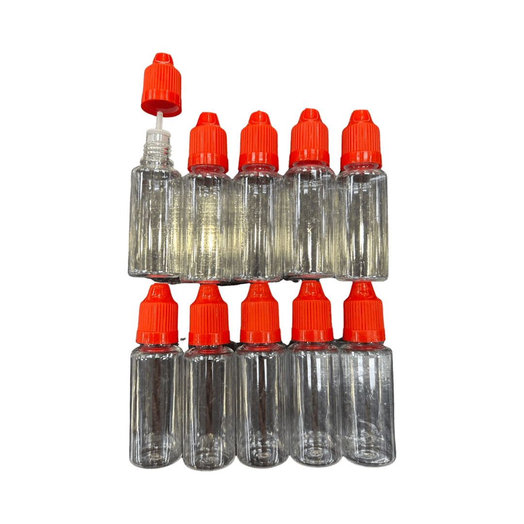 Hobbytech 20ml Clear Mixing Dropper Bottles (10pcs) - Hobbytech Toys