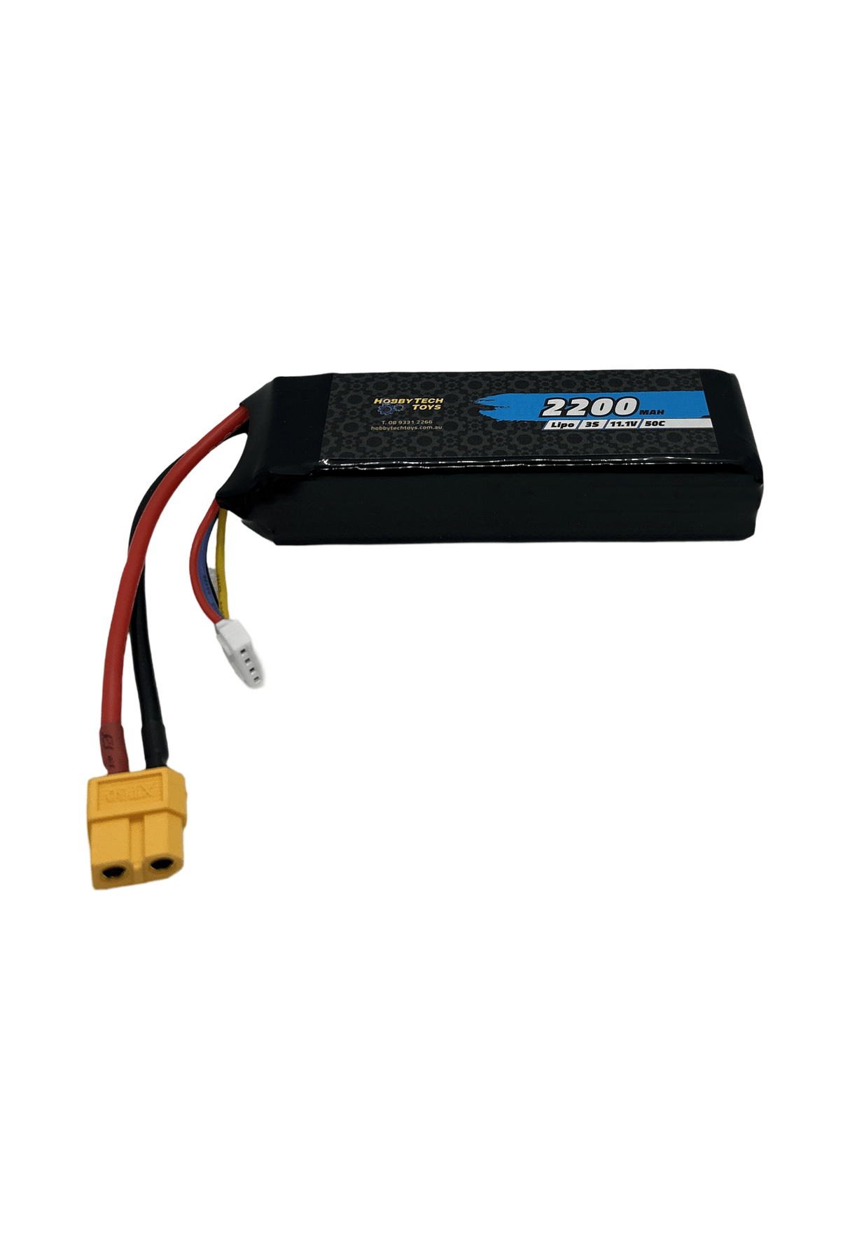 Hobbytech 2200mah 3S 11.1v 50c Softcase Lipo Battery - XT60 - Hobbytech Toys