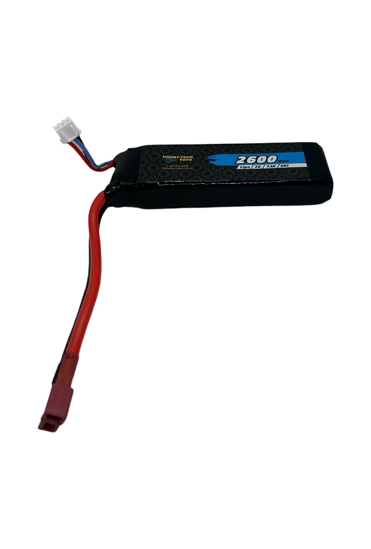 Hobbytech 2600mah 2S 7.4v 35C Lipo - Deans - Hobbytech Toys