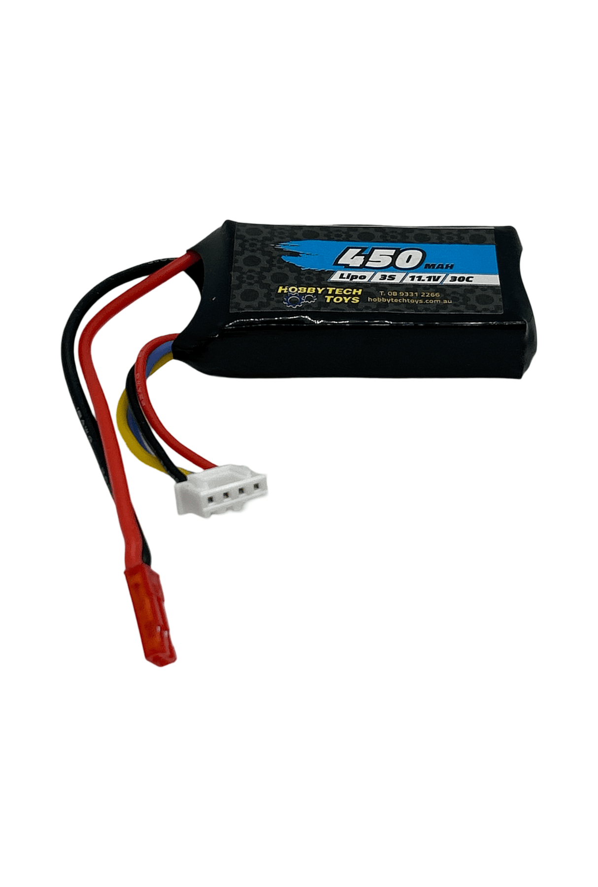Hobbytech 450mah 3S 11.1v 30C Lipo Battery - JST - Hobbytech Toys