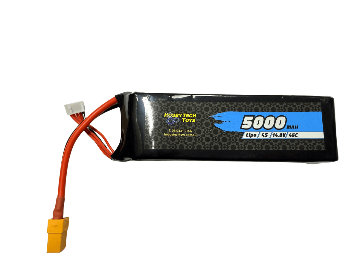 Hobbytech 5000mah 4S 14.8v 45C Lipo Battery - XT90