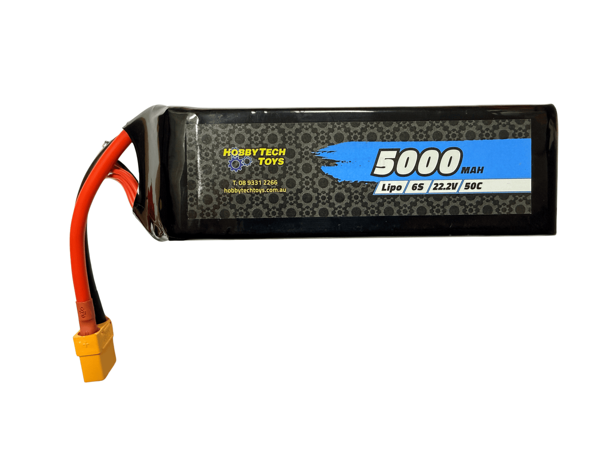 Hobbytech 5000mah 6S 22.2v 50c Softcase Lipo Battery - XT90