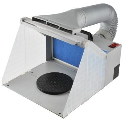 Hobbytech Airbrush Spray Booth with LED Light - 48x42x36cm - Hobbytech Toys