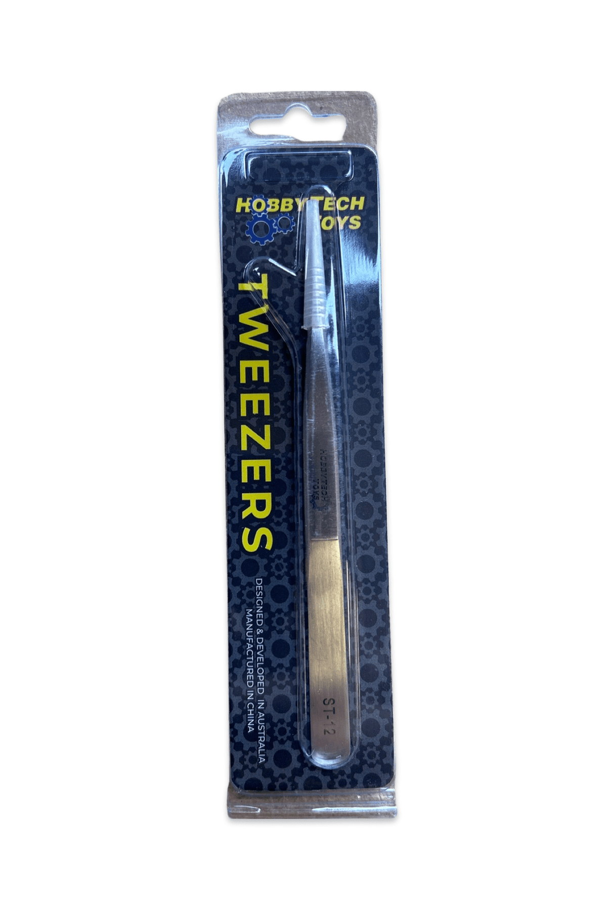 Hobbytech ST - 12 Long Pointed Stainless Steel Tweezers - Hobbytech Toys