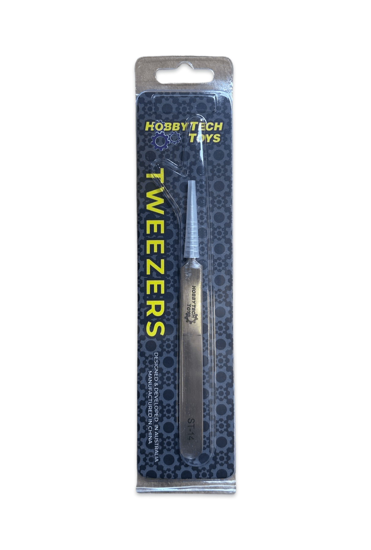 Hobbytech ST - 14 Fine Point Stainless Steel Tweezers - Hobbytech Toys