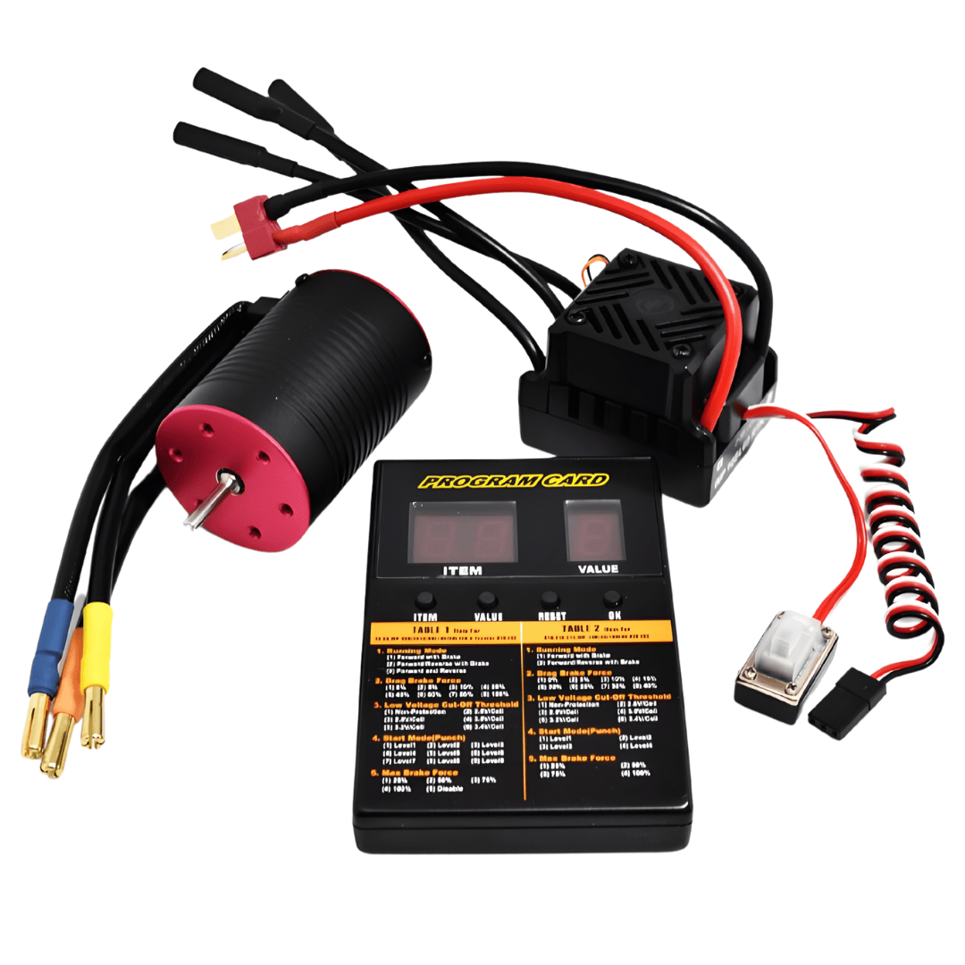 Hobbywing 60A Waterproof Brushless ESC and 3652SL 3000kV Motor Combo HWAP60BL3000