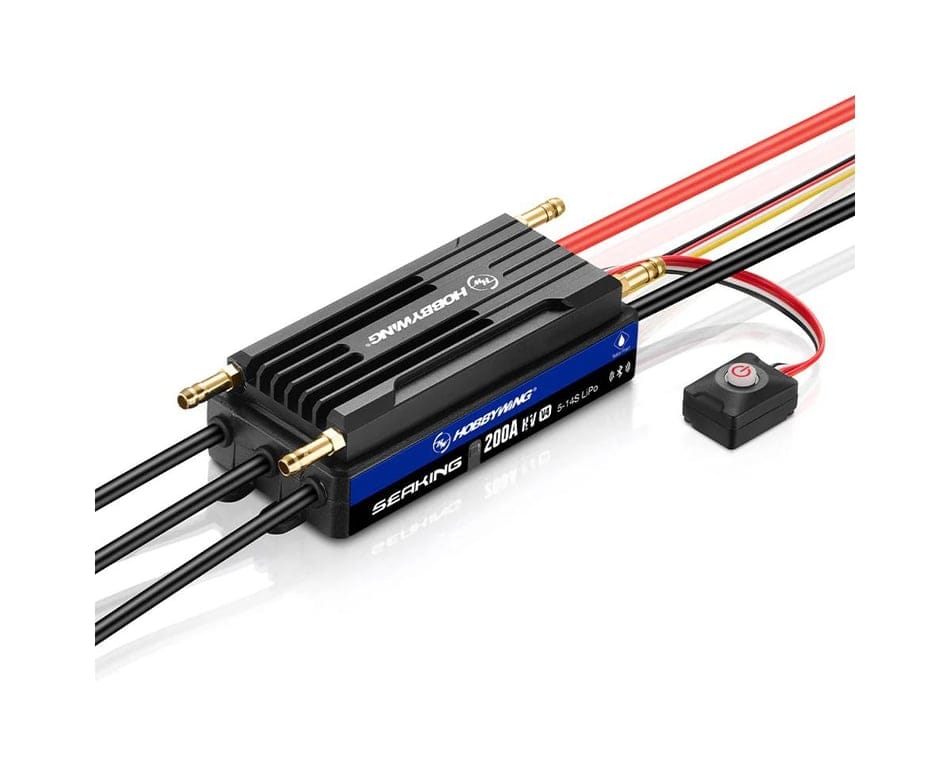 Hobbywing SeaKing 200A HV V4 brushless marine ESC
