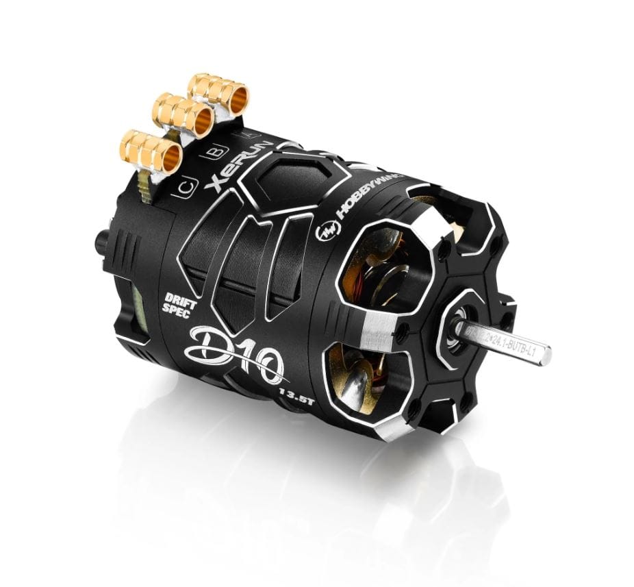 Hobbywing Xerun D10 13.5T Black sensored brushless drift motor 30401137