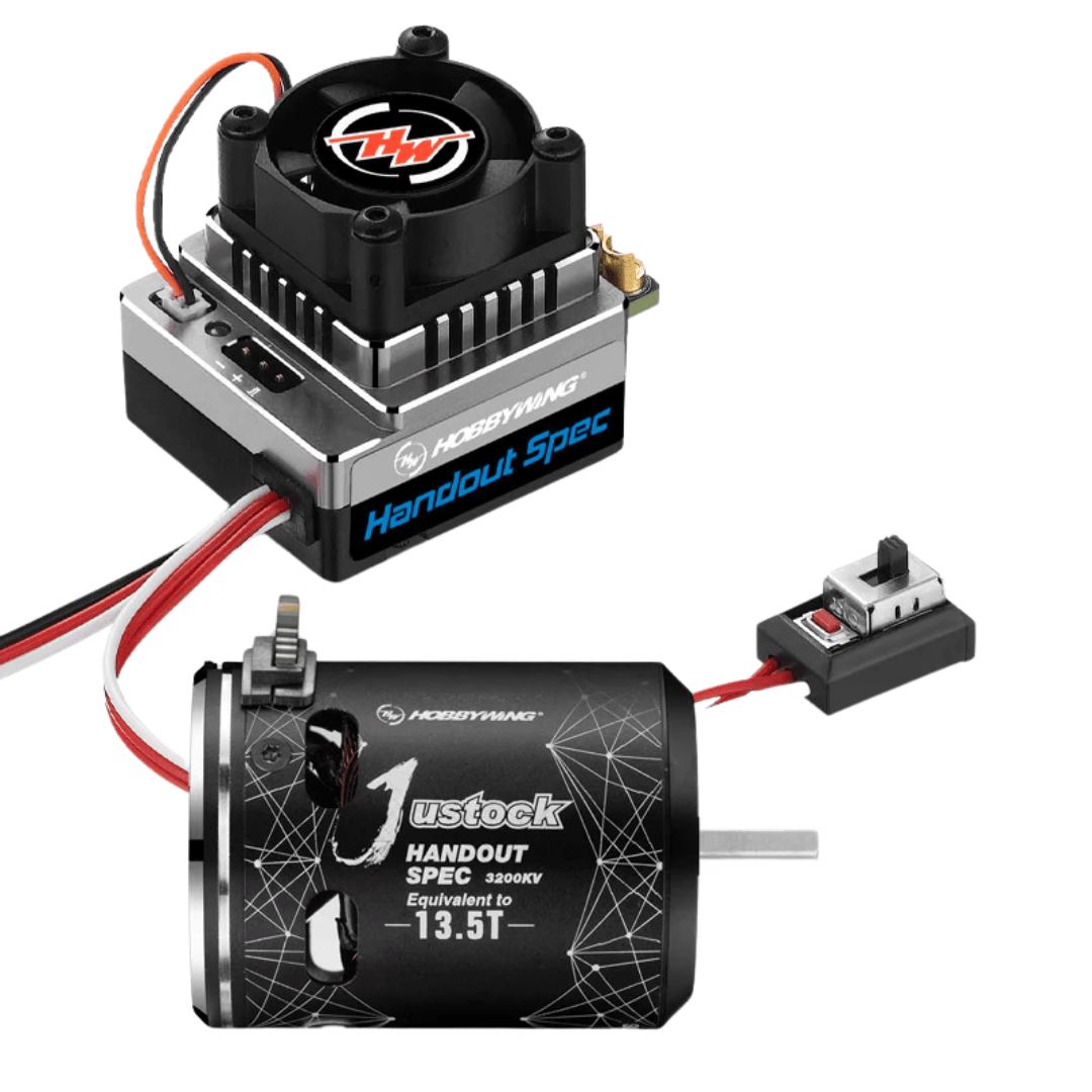 Hobbywing Xerun XR10 Justock Handout ESC and 13.5T 3200kV motor combo 38020340