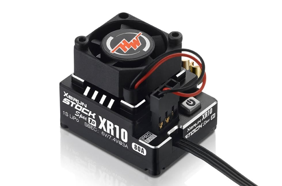 Hobbywing XeRun XR10 Stock Spec 1S Sensored Brushless ESC 30112751