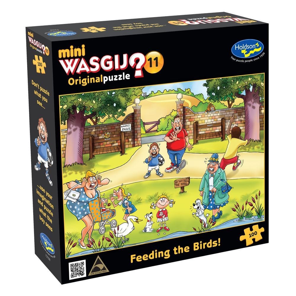 Holdson Wasgij Mini Original - Feeding The Birds 100pc Puzzle