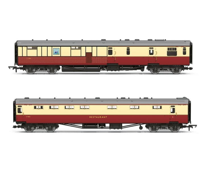 Hornby R40537 BR Kitchen and Buttery Composite Restaurant Dolphin Coach Pack