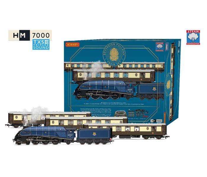 Hornby Sovereign Pullman Train Set with Sir Nigel Gresley and Pullman coaches
