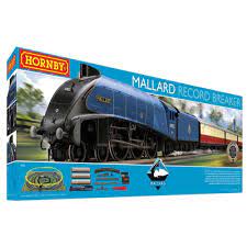 Hornby R1282S OO Scale Mallard Record Breaker Electric Train Set - Hobbytech Toys