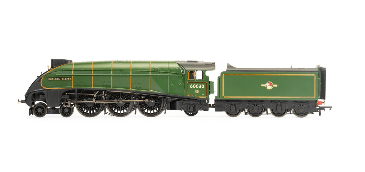 Hornby R3994 OO Scale BR A4 Class 4 - 6 - 2 60030 Golden Fleece - Era 5 - Hobbytech Toys