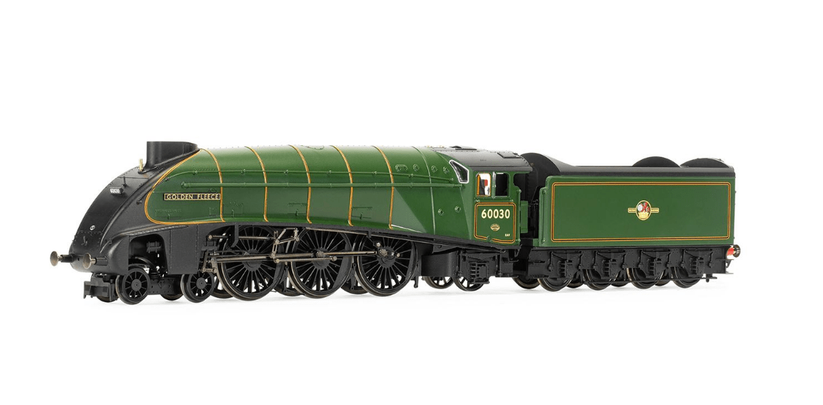 Hornby R3994 OO Scale BR A4 Class 4 - 6 - 2 60030 Golden Fleece - Era 5 - Hobbytech Toys