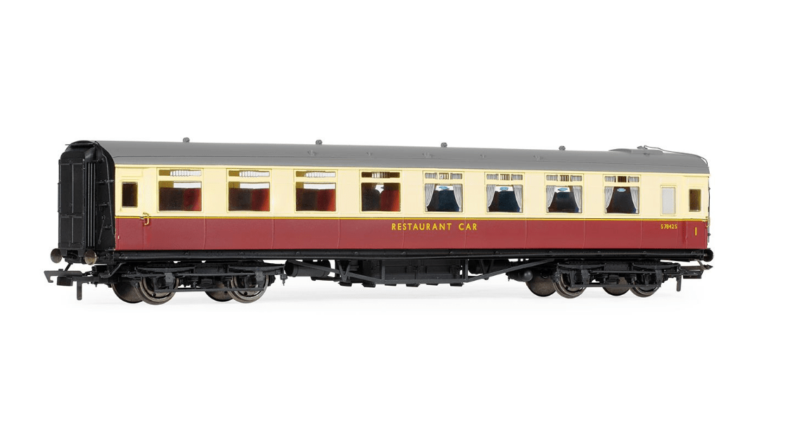 Hornby R40222 OO Scale BR Maunsell Dining Saloon First S 7842 S - Era 5 - Hobbytech Toys