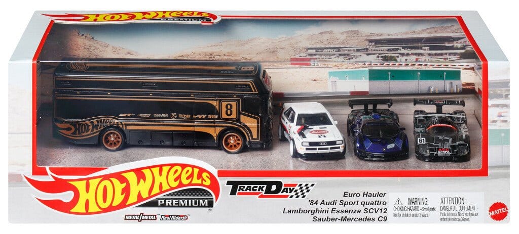 Hot Wheels 1/64 Track Day Premium Collector Set Diorama - Hobbytech Toys