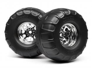 HPI 4884 MOUNTED DUAL STAGE TIRES ON CLASSIC KING WHEELS