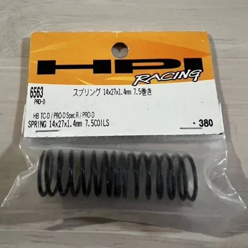HPI 6563 SPRING 14X27X1.4MM 7.5 COILS