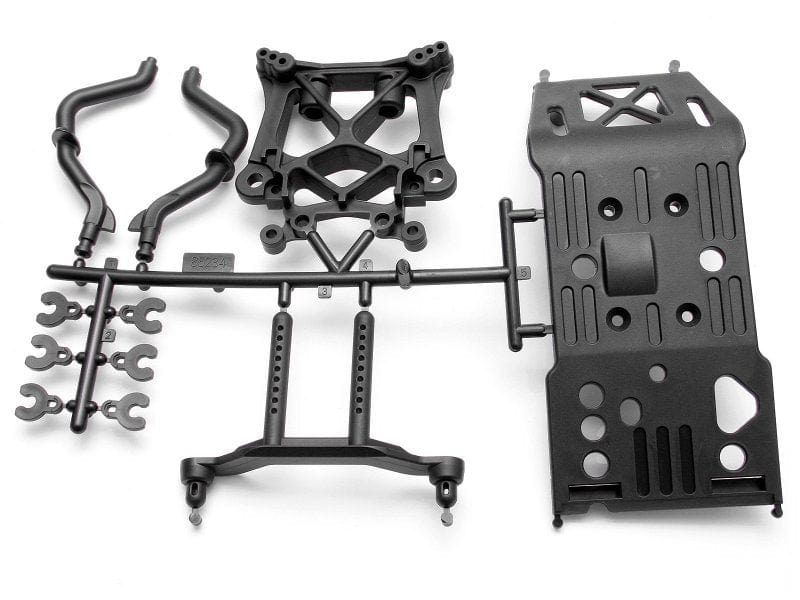 HPI 85234 Skid Plate/Body Mount/Shock Tower Set** - Hobbytech Toys