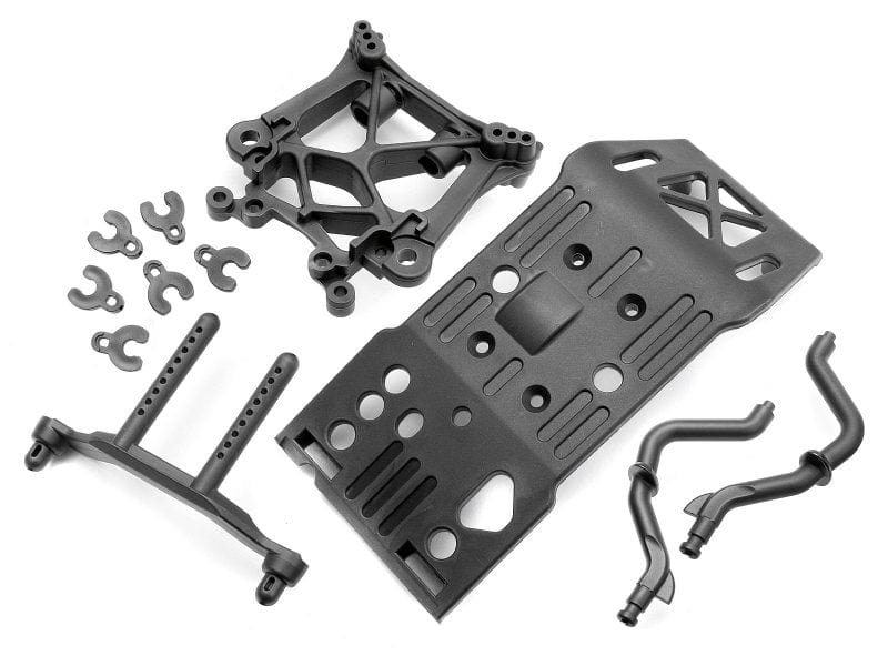 HPI 85234 Skid Plate/Body Mount/Shock Tower Set** - Hobbytech Toys