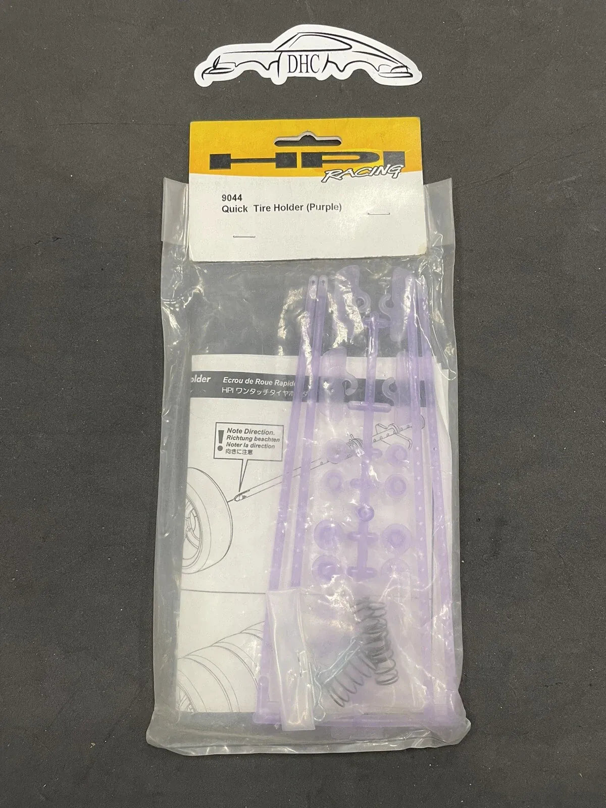 HPI 9044 QUICK TIRE HOLDER (PURPLE)