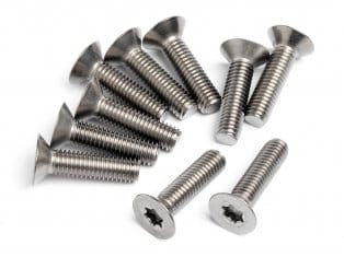 HPI 94952 TITANIUM FLAT HEAD SCREW M5X20MM